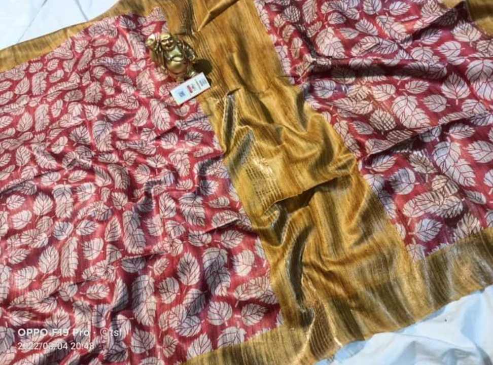 BHAGALPURI PURE TUSSUR GHICHA SAREE  uploaded by S.N.COLLECTIONS  on 11/14/2023