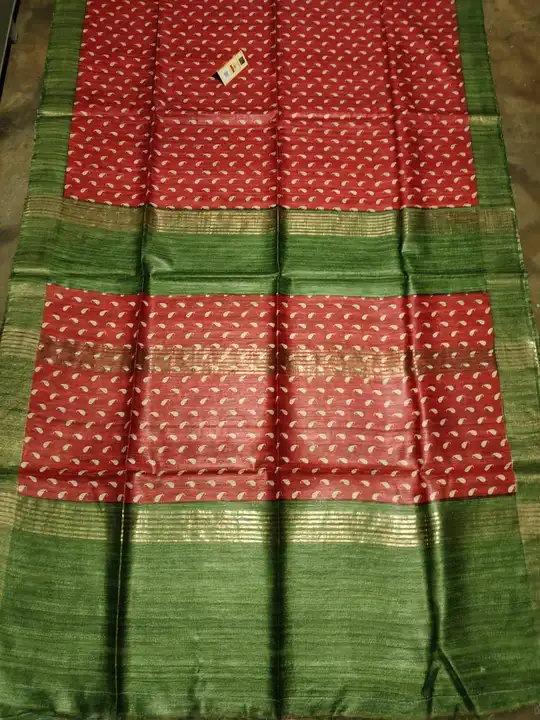 BHAGALPURI PURE TUSSUR GHICHA SAREE  uploaded by S.N.COLLECTIONS  on 11/14/2023