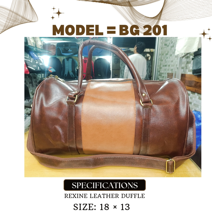Rexine Leather Duffle  uploaded by All kinds of Bags & Corporate Gifts +917303939157 on 11/14/2023