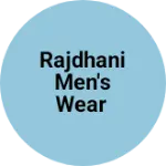 Business logo of Rajdhani men's wear