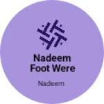 Business logo of Nadeem foot were