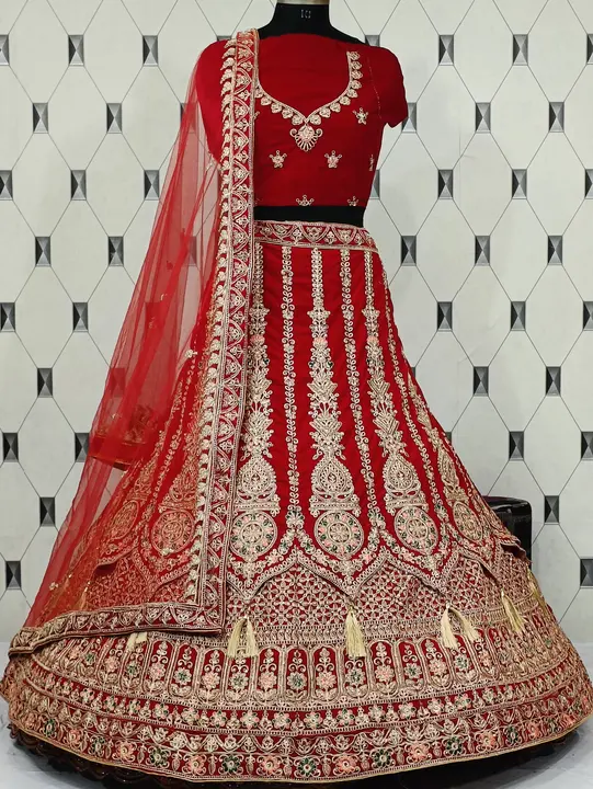 Bridal Lehenga  uploaded by Shri Khatu Shyam ji Fancy lehenga and Wedding gown on 11/14/2023