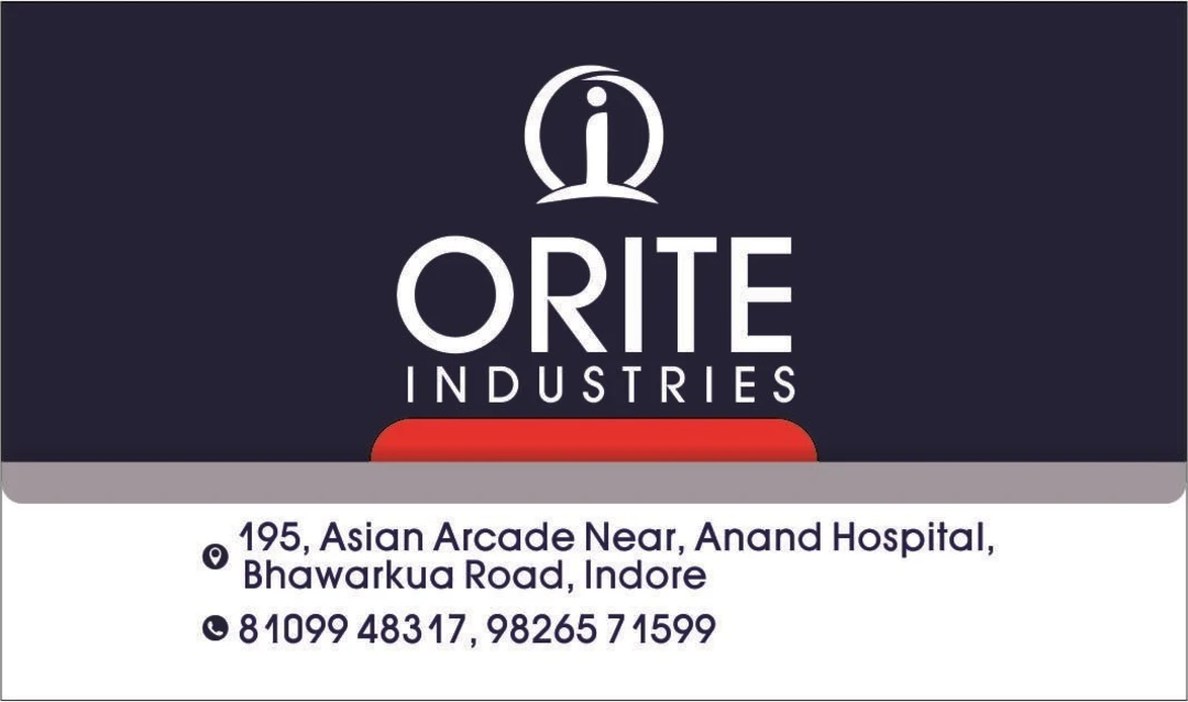 Visiting card store images of ORITE INDUSTRIES