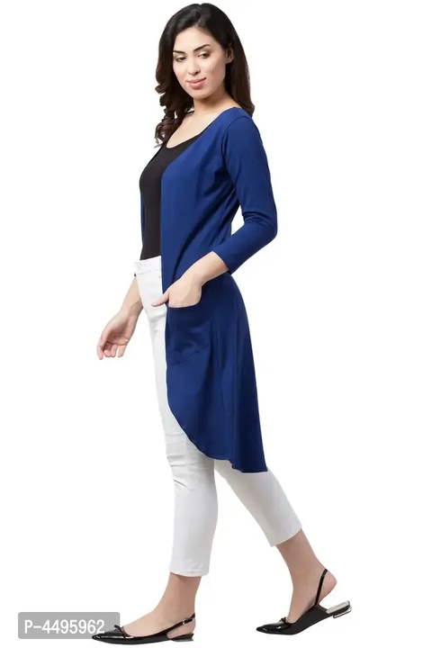 Fashionable Cotton Hosiery Solid Navy Blue Shrug For Women

*Brings best quality Shrug directly from uploaded by SR Bazar on 11/15/2023