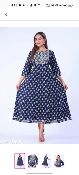 Flared Kurti   size - XS to 6XL  uploaded by business on 11/15/2023