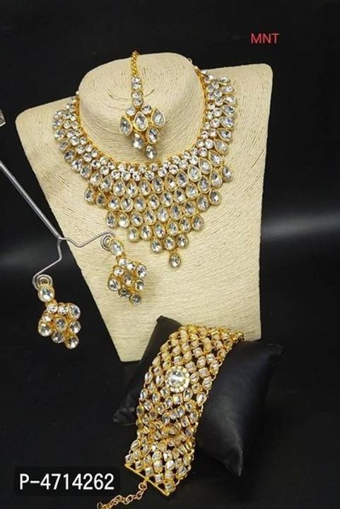 

Trendy Designer Alloy Jewellery Set
 uploaded by business on 3/23/2021
