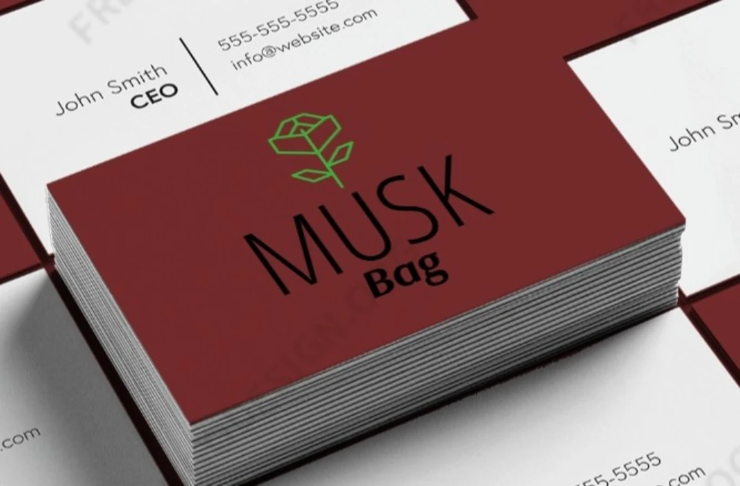 Visiting card store images of MUSK BAG