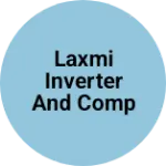 Business logo of LAXMI INVERTER AND COMPUTERS