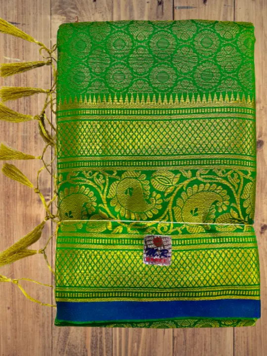 Brocade pattu silk saree uploaded by business on 11/16/2023