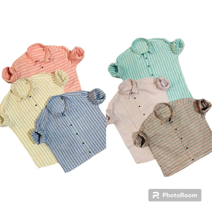 Linen Cotton Stripes Shirts  uploaded by business on 11/16/2023