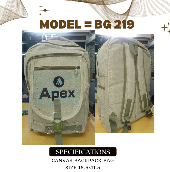 Canvas Backpack Bag  uploaded by All kinds of Bags & Corporate Gifts +917303939157 on 11/16/2023