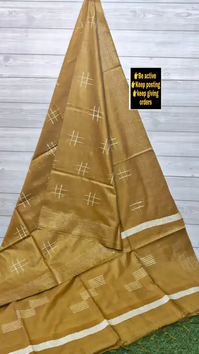 #Hass tag  design

👉🏻Length

Saree 5.5 meter
Blouse 1 meter

🏃🏻‍♂️Hand anchal pallu uploaded by Weavers gallery on 11/17/2023