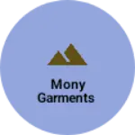 Business logo of Mony garments
