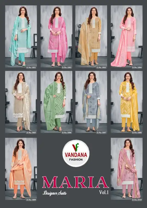Vandana Designer Suit and Dress Material  uploaded by business on 11/17/2023