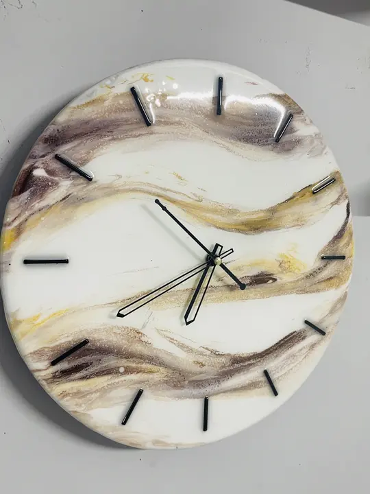 Resin wall clock | wall clock  uploaded by business on 11/17/2023