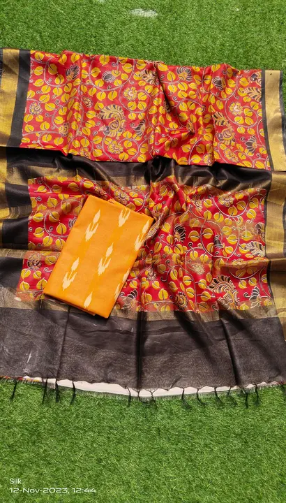 Kota silk new Clour and design saree best quality available  uploaded by business on 11/17/2023