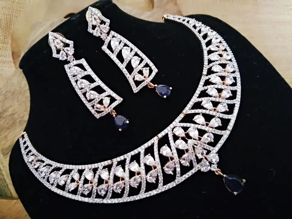 Premium quality Cubic zirconia Necklace set uploaded by CULTURE on 11/17/2023