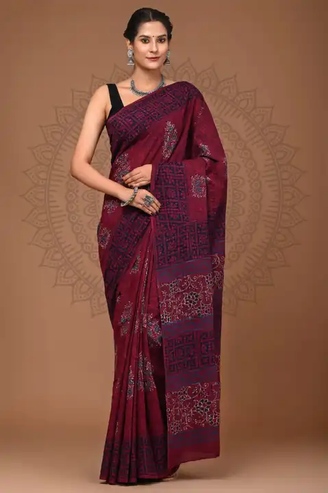 Cotton Sarees  uploaded by Bagru crafts on 11/18/2023