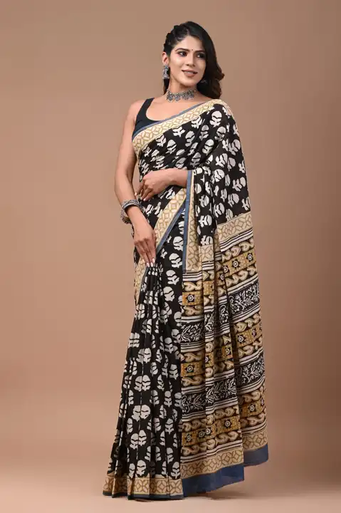 Cotton Sarees  uploaded by Bagru crafts on 11/18/2023