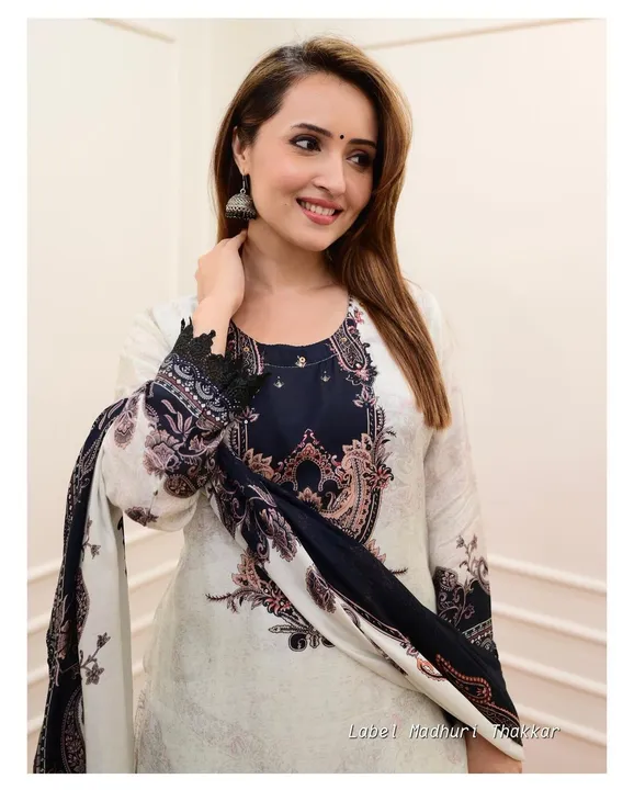 *BLACK-GREY CLASSIC PRINT PAKISTANI SUIT*
🖤🤍🖤🤍🖤🤍🖤🤍

*Featuring Ivory and Black Pakistani Sui uploaded by business on 11/18/2023