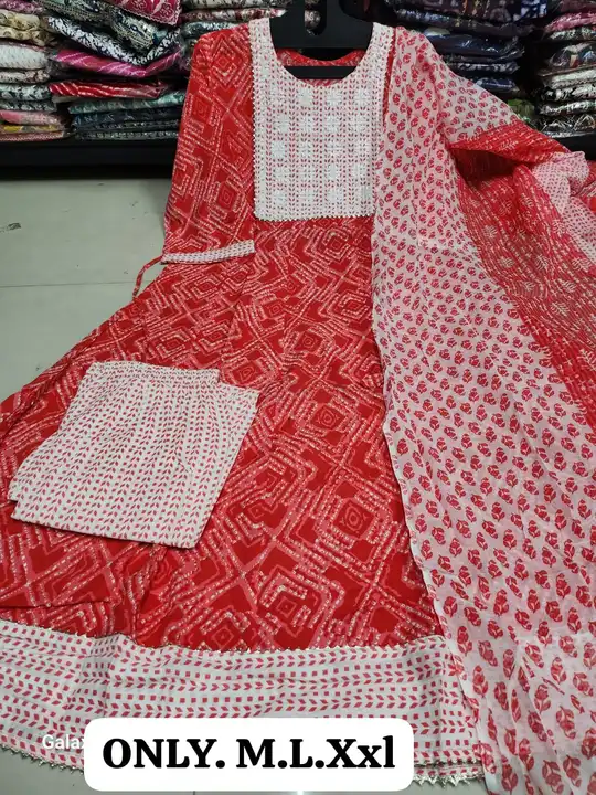 Kurti with pent and dupatta set uploaded by 23style_hub on 11/18/2023