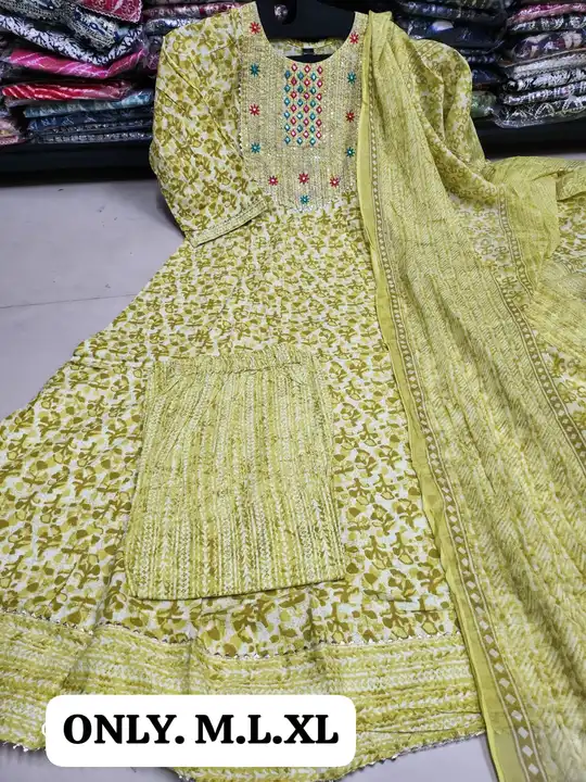 Kurti with pent and dupatta set uploaded by 23style_hub on 11/18/2023