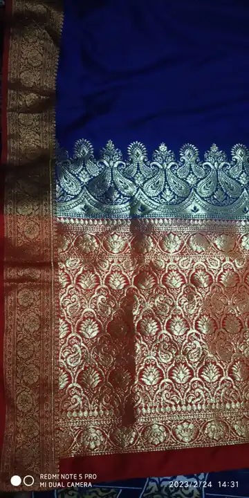 Satin Banarasi Silk Saree uploaded by Sanno textiles on 11/18/2023