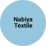 Business logo of Nabiya textile