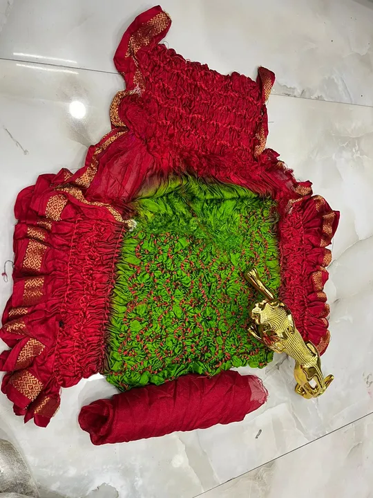 ❤️ New launch ❤️
Art shilk hend bandni saree 
With blouse 👚👚👚👚
 uploaded by Gotapatti manufacturer on 11/19/2023
