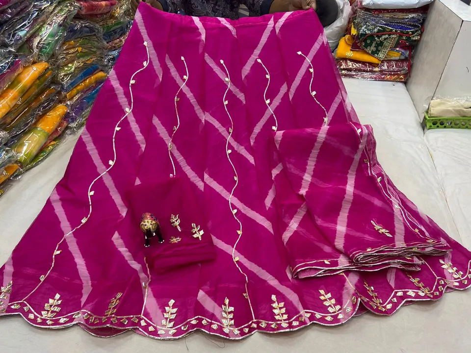 Today new collection 
Super duper    sale Color lehnga
🌠🌹🌹🌹🌹🌹
NEW LAUNCH  beautiful florant co uploaded by Gotapatti manufacturer on 11/19/2023