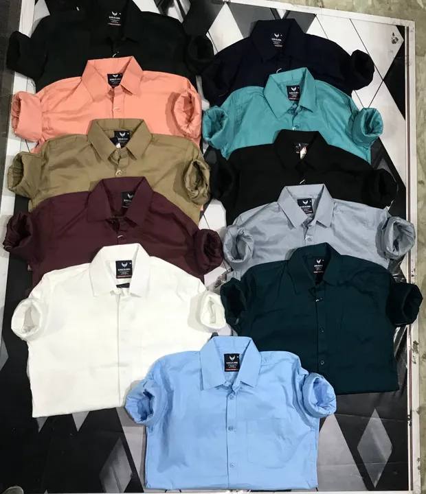 Twill 40*40 Plain Shirt / Cod Available / Starting Price  uploaded by business on 11/20/2023
