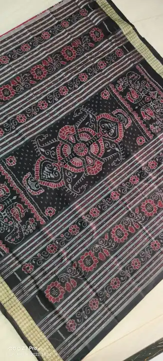 Sambalpuri pata saree with blouse pic  uploaded by Mahavir saree shop on 11/20/2023