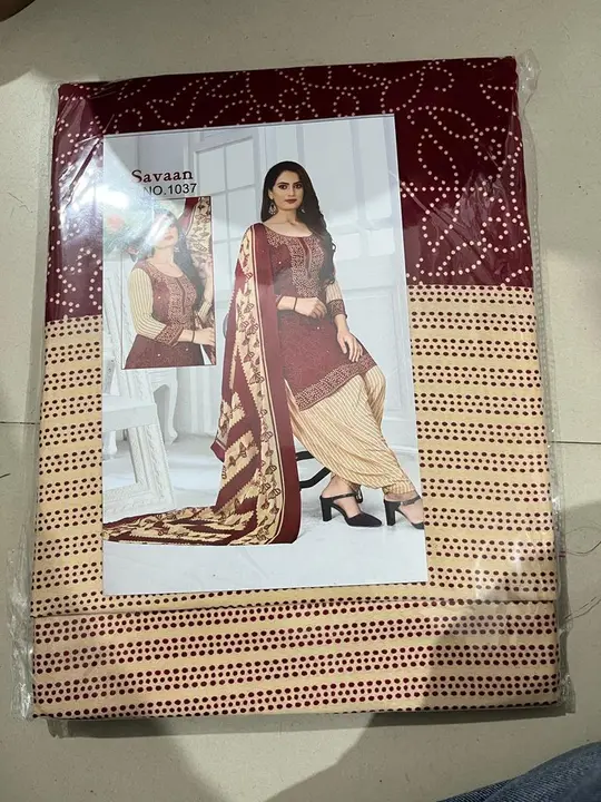 *WOMEN 3PIC DRESS MATERIALS*

*FABRIC :- CREP*

*TOP,BOTTAM,DUPATTA*

*DESIGN AMD COLOUR MIX*

*PIC  uploaded by Krisha enterprises on 11/20/2023