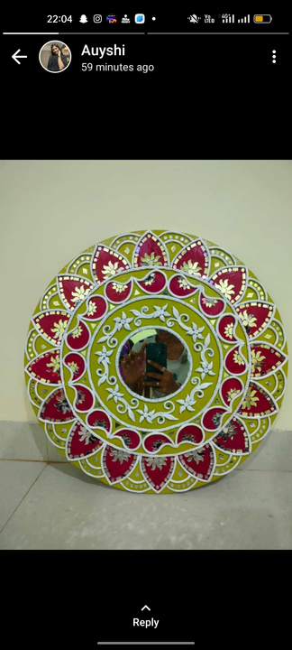 Mirror Art work  uploaded by Navya art on 11/20/2023