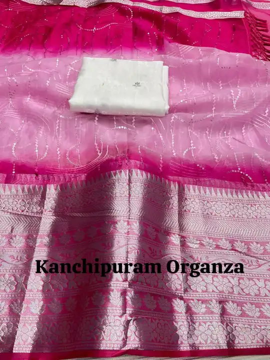 New arrivals

*Pure Kanchipuram Organza Saree with worked all over with shaded concepts*

*Saree wit uploaded by BOKADIYA TEXOFIN on 11/20/2023