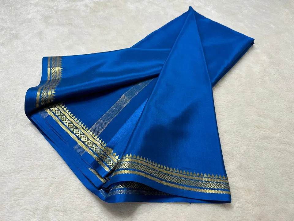 🔥 *Semi-Mysore silk sarees* 🔥
_75 grm thickness with Chit  pallu_

  uploaded by R V FASHION HUB on 11/20/2023