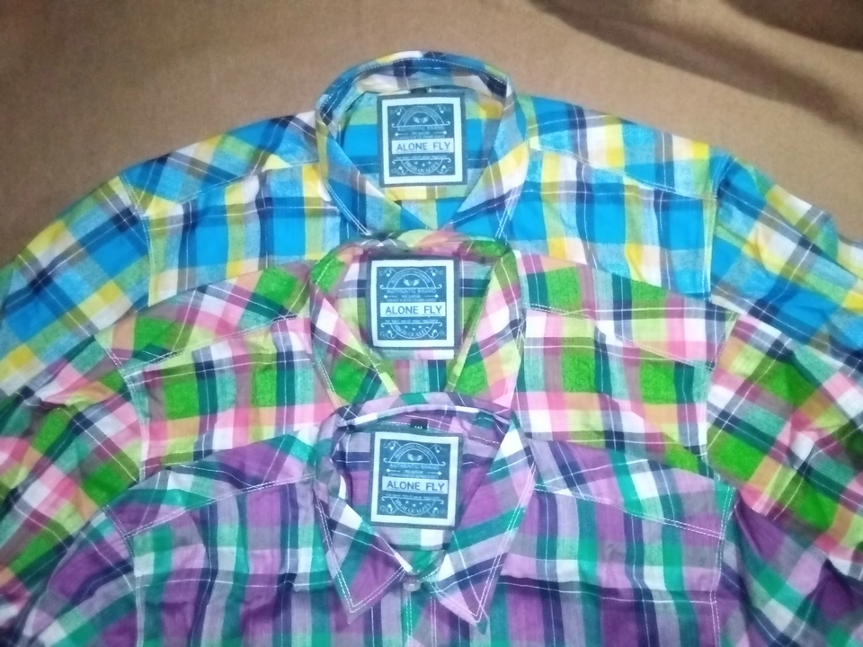 Pc check casual shirt  uploaded by business on 11/20/2023
