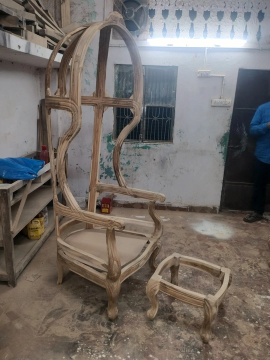Wooden living chair uploaded by Aadil Timber Traders on 11/20/2023