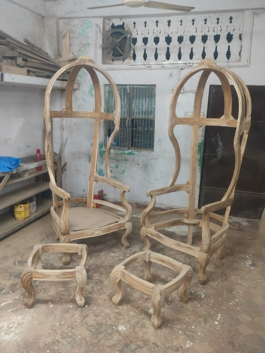 Wooden living chair uploaded by Aadil Timber Traders on 11/20/2023