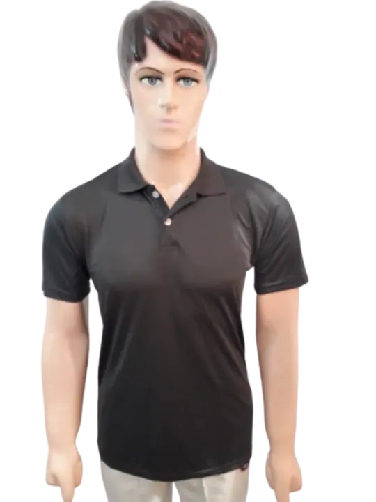 Po neck with contrast collar dry fit T shirts  uploaded by AA ENTERPRISES on 11/20/2023