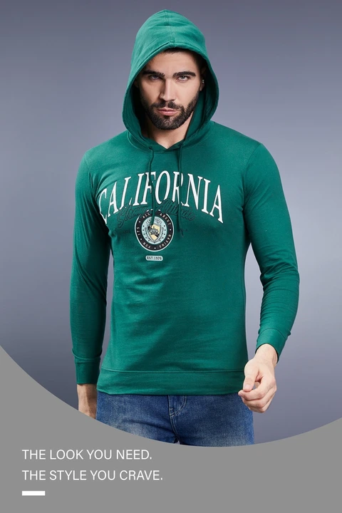 FREEZONE Men's Printed Hoodie  uploaded by business on 11/21/2023