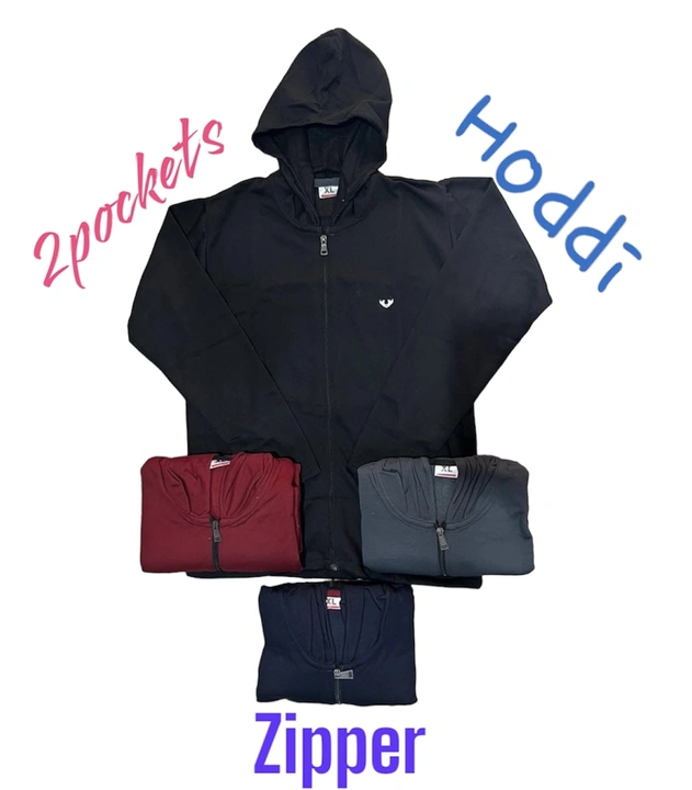 Zipper flecee hoddi with cap  uploaded by business on 11/21/2023