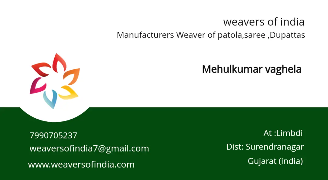 Visiting card store images of weaversofindia