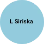 Business logo of L SIRISKA