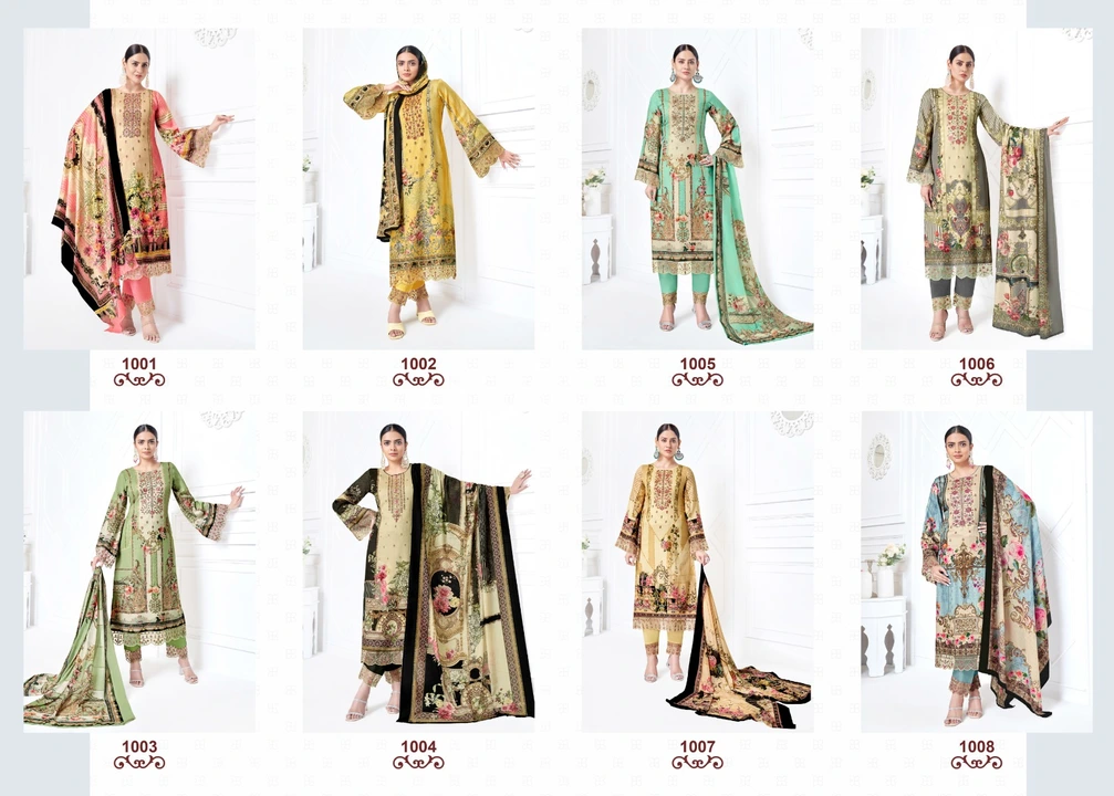 Jaam satin with fancy embroidery collection uploaded by A/N Collection  on 11/21/2023