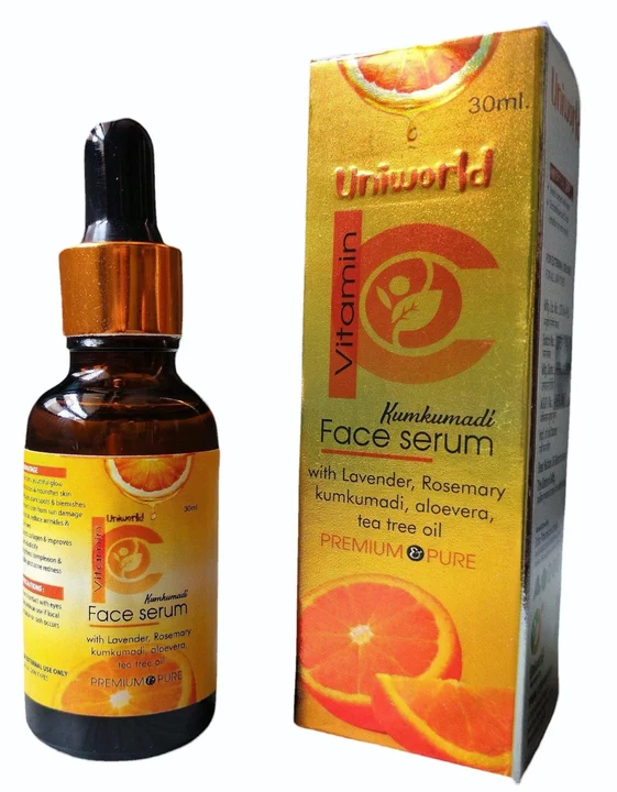 Post image 🌟 "Uniworld" Kumkumadi Vitamin C Face Serum: (PACK OF 3 )

60% discount on pack of 3 &amp; get 10% Additional discount
USE CODE : UNI10
🚚 Free Delivery all over India.
💰 Cash On Delivery (C.O.D) available on all orders.

Buy now -
https://uniworldkart.in/product/30504722/VITAMIN-C-FACE-SERUM-WITH-KUMKUMADI-30-ML---PACK-OF-3-