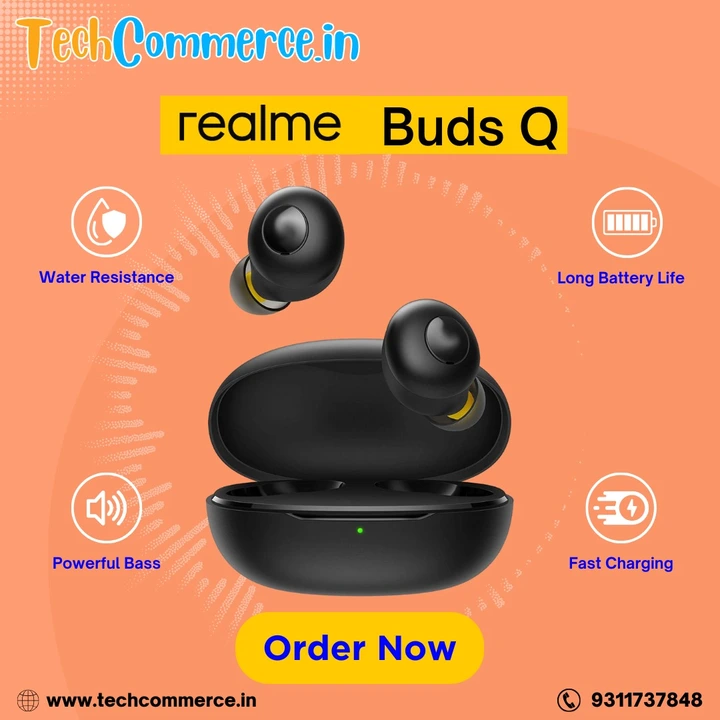 Post image realme Buds Q Truly Wireless Bluetooth in Ear Earbuds with Mic
Buy now
special offer only Rs.1299/-
Click to Buy
https://bit.ly/3Jtw6Rl


#realme #earbuds #airdopes #bluetooth #wirelessearbuds #wireless #tech #audio #gadgets #technology #headsetbluetooth #earbudswireless #bluetoothearbuds #tws #earpods #style #fashion #dealsoftheday #specialoffer #Smartdevices #digitalindia #smarttechnology #latestgadgets