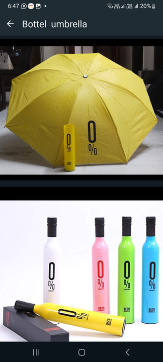 Bottle umbrella  uploaded by business on 11/21/2023