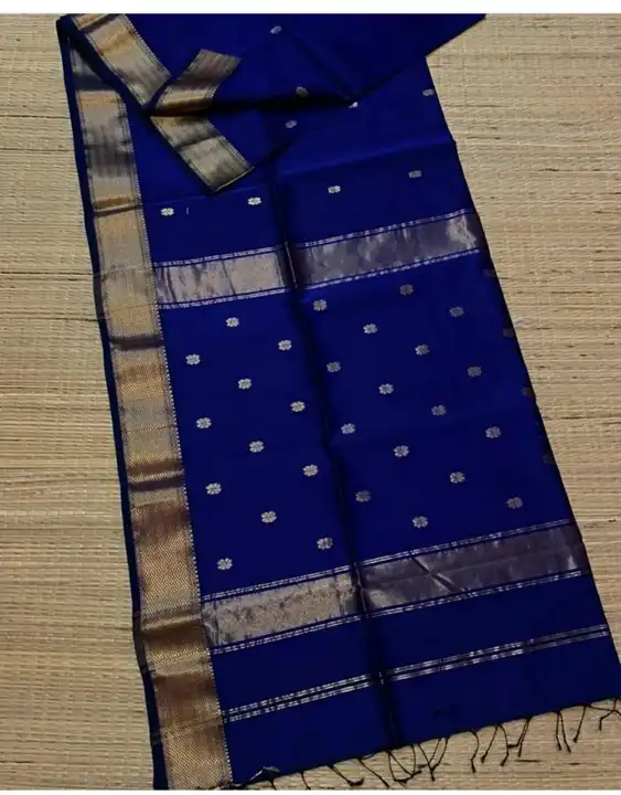 Maheshwari silk saree uploaded by Handloom Silk sarees  on 11/21/2023