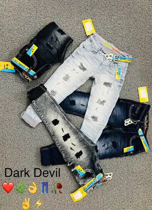 Denim funky jeans uploaded by business on 11/21/2023